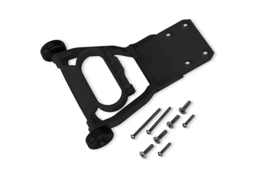 Traxxas Ersatzteile Wheelie bar komplett mit Schrauben in schwarz für 2WD Bandit, Bigfoot, Rustler, Slash und Stampede 1/10