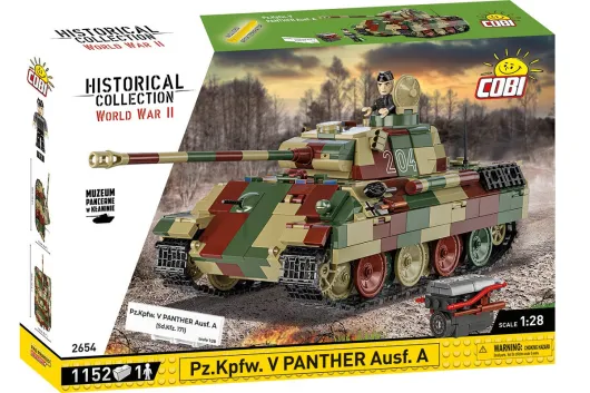 COBI Klemmbausteine Panzer Kampfwagen V Panther Ausführung A - 1157 Teile
