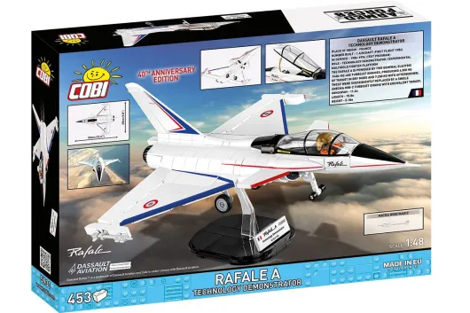 COBI Klemmbausteine Flugzeug Rafale A Technology Demonstrator - 453 Teile