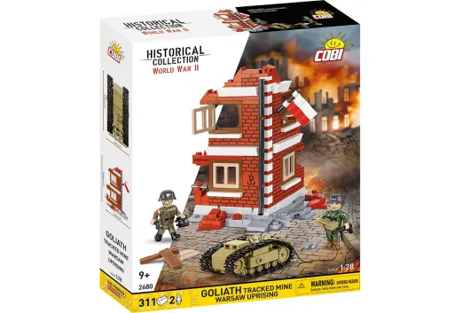 COBI Klemmbausteine Gebäude Goliath Tracked Mine Warsaw Uprising - 311 Teile