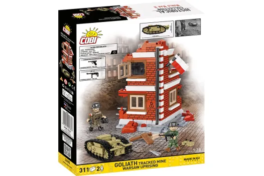 COBI Klemmbausteine Gebäude Goliath Tracked Mine Warsaw Uprising - 311 Teile