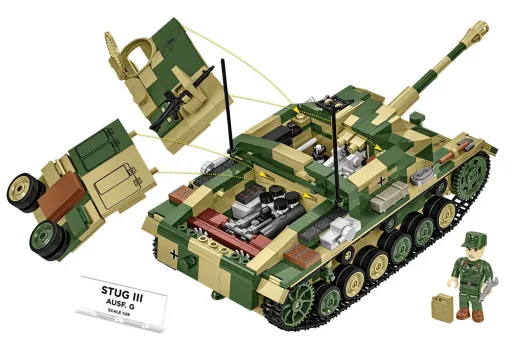 COBI Klemmbausteine Panzer Stug III Ausführung G - 955 Teile