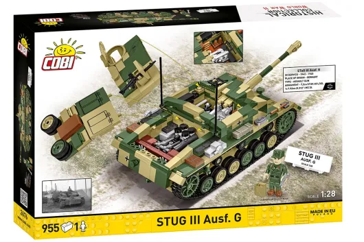 COBI Klemmbausteine Panzer Stug III Ausführung G - 955 Teile