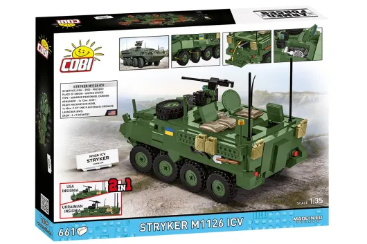 COBI Klemmbausteine Fahrzeug Stryker M1126 ICV - 661 Teile