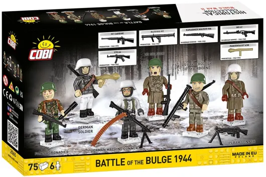 COBI Klemmbausteine Figuren 1944 Battle Of The Bulge - 75 Teile