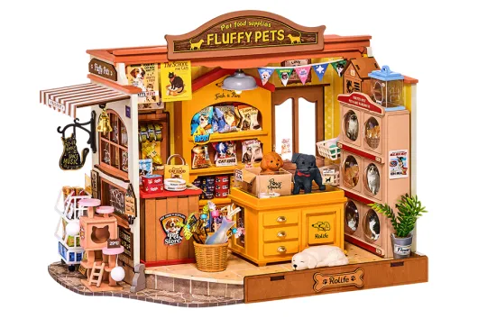 Lasercut Bausatz Fluffy Friends Hub - 397 Teile