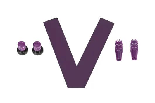 Mikado Knüppel/Drehknopf-Set Violett M4