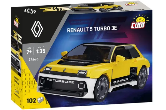 COBI Klemmbausteine Auto Renault 5 Turbo 3E - 102 Teile