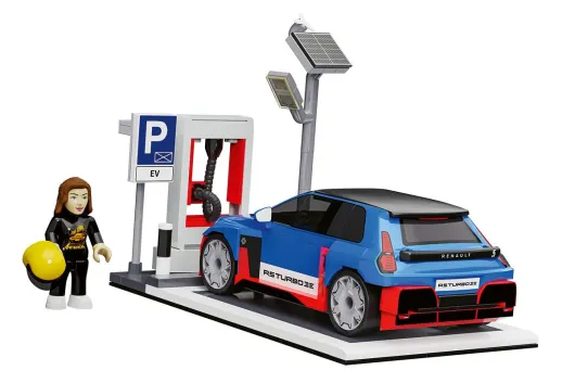 COBI Klemmbausteine Auto EV Station und Renault 5 Turbo 3E - 238 Teile