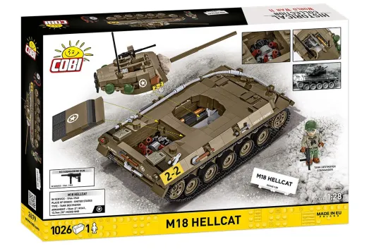 COBI Klemmbausteine Panzer M18 Hellcat - 1026 Teile