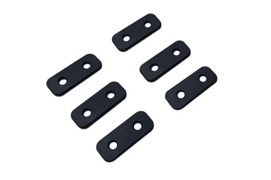 SAB Goblin Ersatzteile Standard Servo Aluminium Servoeinbau Distanzhalter 6Stück für Competizione