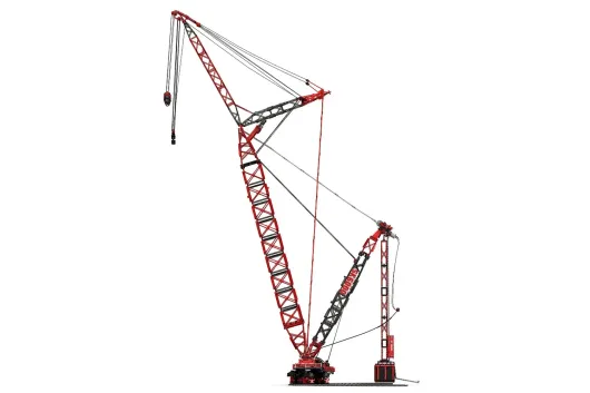 Reobrix Klemmbausteine Landgestützter Ring-Kran mit RC Set - 7477 Teile