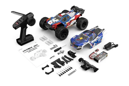 MJX Hyper Go RC-Car 1/14 Truggy 4WD RTR mit Akku und Lader