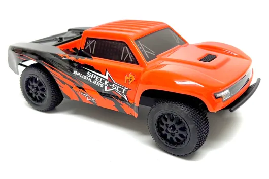 Hobby Plus RC 1:24 2WD Short Course Truck Speck-SCT Brushless RTR in Orange