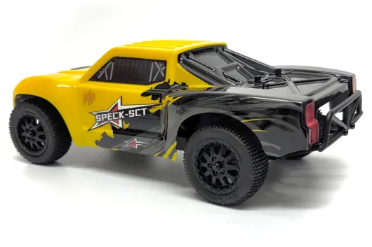 HobbyPlus RC 1:24 2WD Short Course Truck Speck-SCT RTR in Gelb