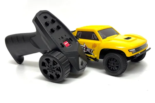 HobbyPlus RC 1:24 2WD Short Course Truck Speck-SCT RTR in Gelb
