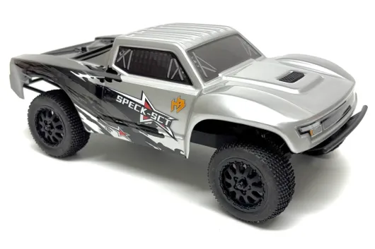 HobbyPlus RC 1:24 2WD Short Course Truck Speck-SCT RTR in Silber