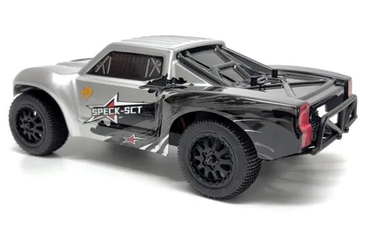 HobbyPlus RC 1:24 2WD Short Course Truck Speck-SCT RTR in Silber