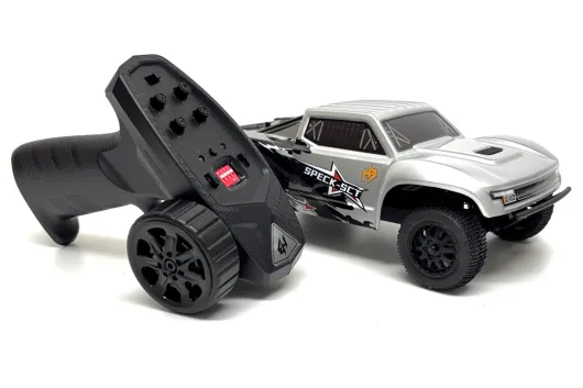 HobbyPlus RC 1:24 2WD Short Course Truck Speck-SCT RTR in Silber