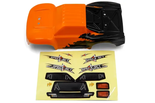 HobbyPlus Ersatzteile Karosserie in Orange für Short Course Truck Speck-SCT 1:24
