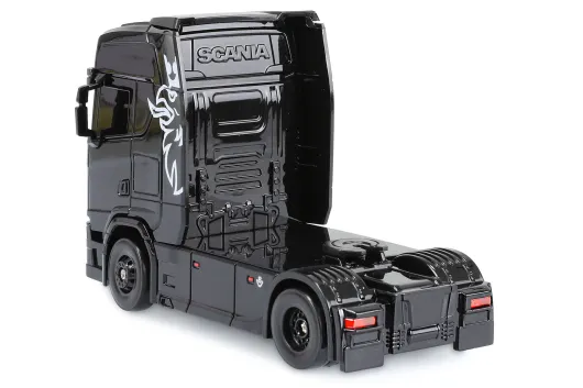 Amewi RC Auto Mini-Scania 730 S mit Kofferauflieger proportional 4WD 1:64 RTR schwarz
