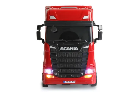 Amewi RC Mini-Scania 730S mit Kofferauflieger proportional 4WD 1:64 RTR rot