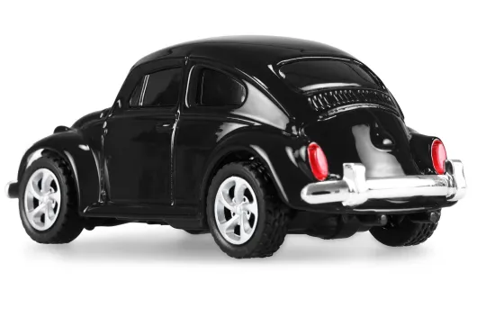 Amewi RC Auto VW Käfer 1300 aus Metall mit Pistolenfernsteuerung 1:64 RTR schwarz