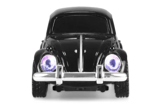 Amewi RC Auto VW Käfer 1300 aus Metall mit Pistolenfernsteuerung 1:64 RTR schwarz