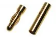 Goldkontaktstecker 3mm 1 Paar