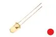 5mm LED in rot, runde Bauform mit Bedrahtung 20mA 2,2V