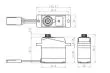 SAVÖX Mini Servo SH-0263MG Taumelscheibenservo