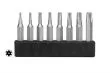 Mini Bit Sortiment T-Profil mit Loch kurz 8 Teilig für 4mm Sechskant Bit