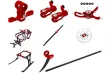 Rakonheli Tuning Set mit 2Blatt Kopf in rot für Blade Nano CPS