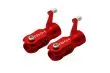Rakonheli Hauptblatthalter Set aus CNC Aluminium in rot für Blade 130S, 150S und 180CFX