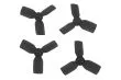 HQ Durable Prop Propeller 1,9X3X3 1930-3 aus Poly Carbonate in schwarz je 2CW+2CCW