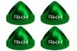 Rakonheli Propeller Adapter aus Aluminium 4Stück in grün für Blade Torrent 110 FPV