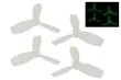 Rakonheli Propellerset 3Blatt 2222 in floureszierend 4Stück (2xCW und 2xCCW, 1,5mm Welle) für Blade Torrent 110 FPV
