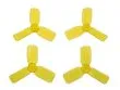 3Blatt Propeller 2030 in transparentem gelb 4Stück (2xCW und 2xCCW für 1,5mm Welle)