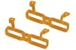 Rakonheli Akku Halterung für 2 Akkus in orange für Rakonheli Brushless Whoop FPV Rahmen