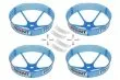 Rakonheli Propellerschützer in transparentem blau 59mm 4Stück für Blade Torrent 110 FPV