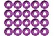 Rakonheli finishing caps M3 in violet 20Stück