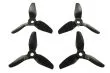 HQ Durable Prop Propeller 3X4X3V1S aus Poly Carbonate in schwarz je 2CW+2CCW