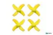 BetaFPV 4Blatt Propeller Set 40mm für 1,5mm Welle in gelb für Beta75X 2S