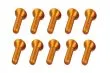 M3 Senkkopfschraube M3x14mm aus Aluminium in orange eloxiert 10Stück