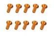 M3 Senkkopfschraube M3x6mm aus Aluminium in orange eloxiert 10Stück