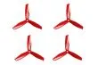 Gemfan FPV Race Propeller HULKIE POPO quick swap 5055 5x5,5x3 in rot
