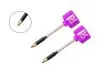 Foxeer Lollipop 3 FPV Antennen Set AXII RHCP mit geraden MMCX Anschluss in violett 2Stück