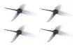 HQ Durable Prop Propeller 2,9x2,9x4 aus Poly Carbonate in grau transparent je 2CW+2CCW