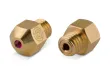 Premium Ruby Messing Nozzle (Rubindüse) MK8 / M6 1Stück 0,6mm