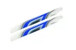 Microheli Kunststoff Hauptrotorblätter im blau weißen Design 240mm für Blade 230S und 230S V2